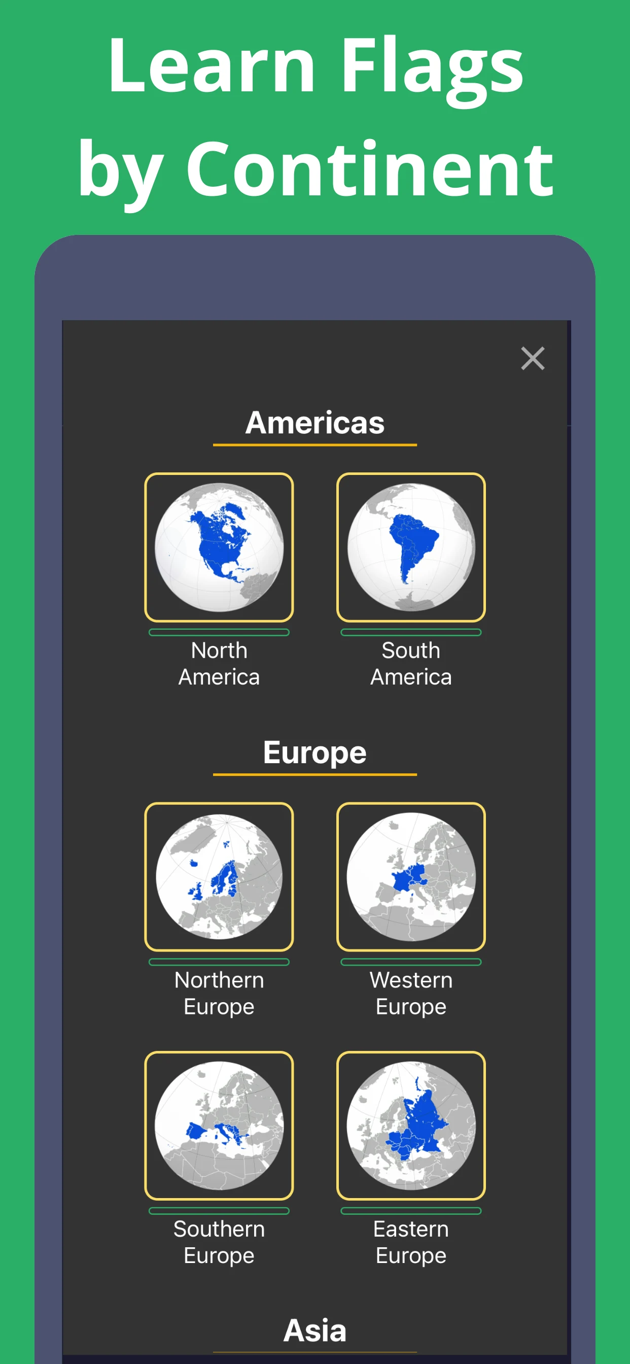 Flags & Capitals of the World screenshot